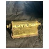 Vintage Park Sherman Brass Desk Calendar