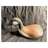 Wooden Hand Carved Duck - James Hadden Signed