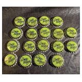 (18) UNUSED Vintage Lime Soda Cork Bottle Caps