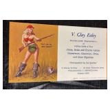Vintage Hunting Pinup Advertising Ink Blotter