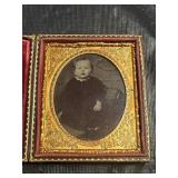 Antique Baby Tintype Photo