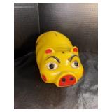 Vintage MCM Plastic Piggy Bank