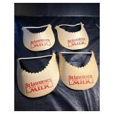 (4) NOS St. Lawrence Dairy Milk Advertising Visors