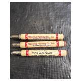 Wenning Packing / Livestock Bullet Pencil Lot