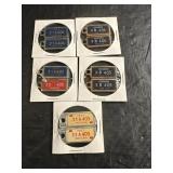Vintage Indiana Mini License Plate Keychains Lot