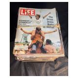 Assorted Large Bundle Vintage LIFE Magazines Lot