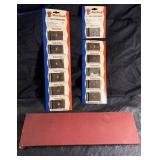 Vintage Red Devil Wood Scraper Blades Displays