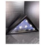U.S. American Flag w/ Case