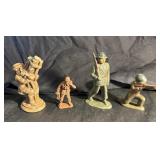 Vintage AJAX / Barclay Toy Soldiers Lot