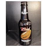 LARGE Budweiser Beer Glass Bottle - 15 inches