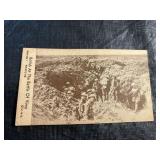 Antique Military WW1 Official War Photo Card