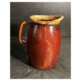 Vintage Drip Glaze Pitcher