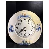 Vintage Porcelain Face German Clock