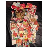 Assorted Vintage Valentine Cards Lot