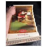 Vintage 1974 Coca Cola Calendar