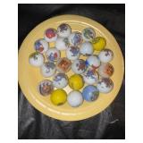 Vintage Character Shooter Marbles Lot