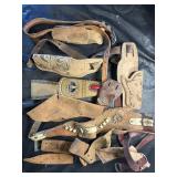 Assorted Vintage Toy Holster / Belt Lot