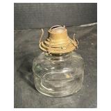 Antique Glass Oil Lamp - No Chimney