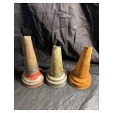 Vintage Oil Bottle Spouts Lot