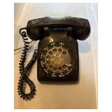Vintage ITT Dial Telephone- Black