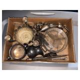 Assorted Vintage Collectibles Lot - Silverplate
