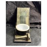 Vintage Traveling Folding Shaving Kit
