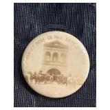 1913 Celluloid Hanley Hose - Fire Equipment Mirror