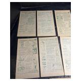 (11) 1952 Nabisco Straight Arrow Cards -  Indians