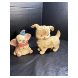 (2) Vintage Squeaker Toys Lot - Walt Disney Dumbo