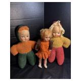 Vintage Doll Toys Lot