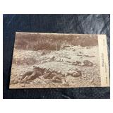 Antique Military WW1 Official War Photo Card