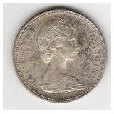 Silver 1966 Canadian Dollar Coin