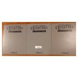 3 Harris & Co State Quarters Collectors Books