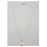 14k Gold Necklace and Pendant