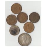 Assorted Canadian Coins