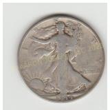 1944S US Silver Liberty Walking Half Dollar
