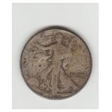 US 1942D Silver Walking Liberty Half Dollar Coin
