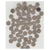 (62) Assorted Nickels