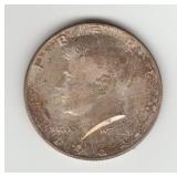 1964D US Silver Kennedy Half Dollar Coin