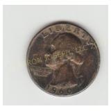 US 1960D Silver Washington