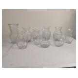 Assorted Glass Vases