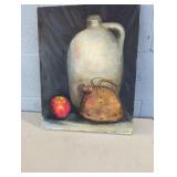 Kitchen Scene, Oil on Canvas