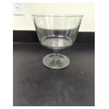 Vintage Glass Footed Compote