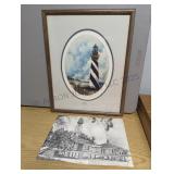 Two Light house Prints