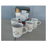 Vintage PFLATZGRAFF Four Ceramic Mugs