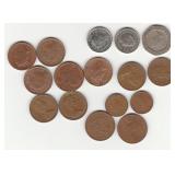 16) UK and Euro Coins