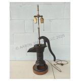 Antique Well Pump Head Light Conversion