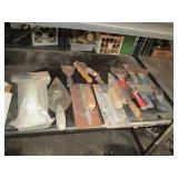 Assorted Putty Knives, Tile Knives, & Grout Float