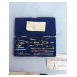 Vintage SEARS Drawing Instruments in Case