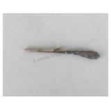 Vintage Silver Plate Hair Curling Iron